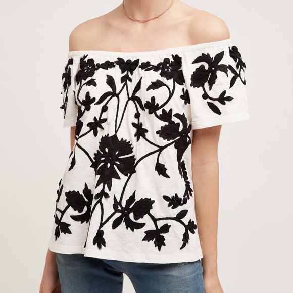 Anthropologie Tops - Anthropologie | Tropea off-the-shoulder top